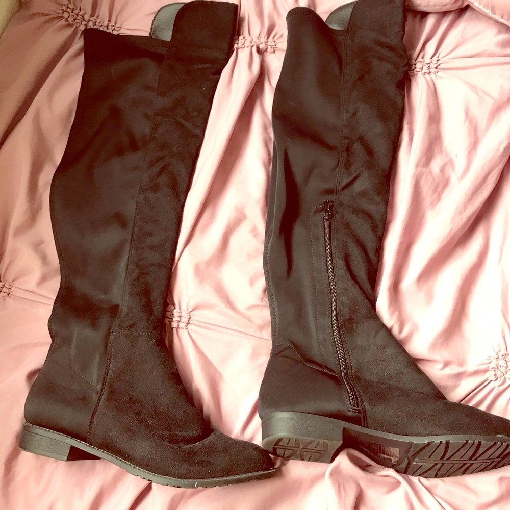High knee boots